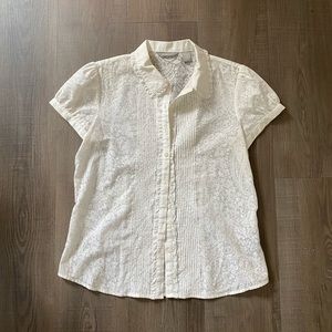 Liz Claiborne White Blouse
